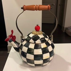 MacKenzie-Childs Courtly Check Teakettle